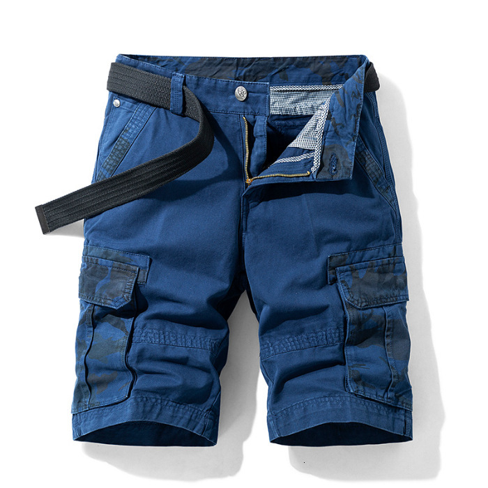 2025S Fashion Designer American Fashion Brand Workwear Men S Summer New Loose Casual Versatile Straight Leg Shorts Cotton Elastic Five Quarter Pants