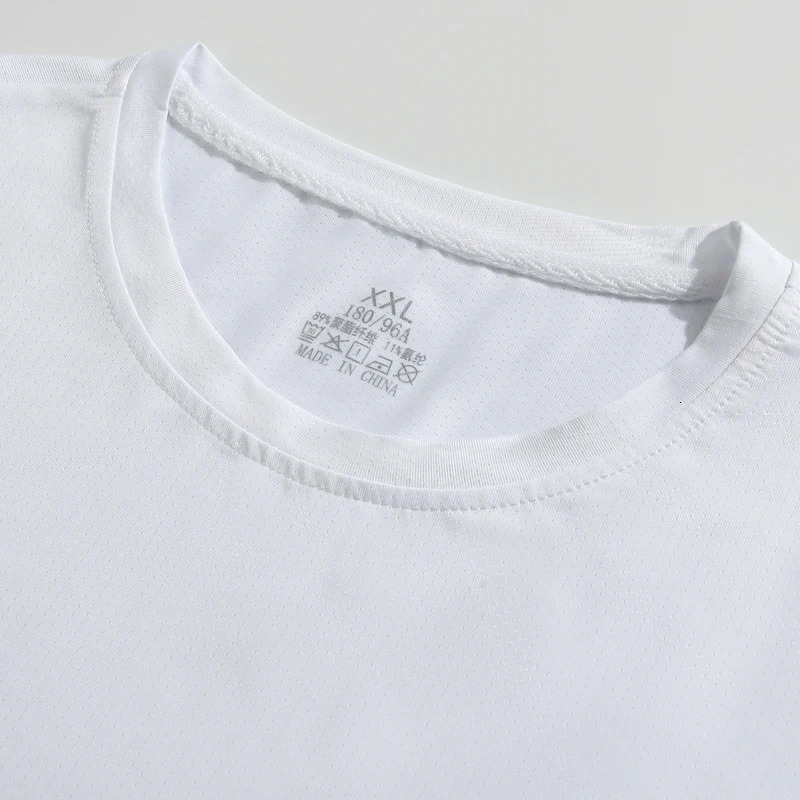 Running T-shirt Reflective Short Sleeve Ice Silk Quick Drying Summer Thin Breathable Fitness Tees Shirt Sportswear Sportsshirt 250322