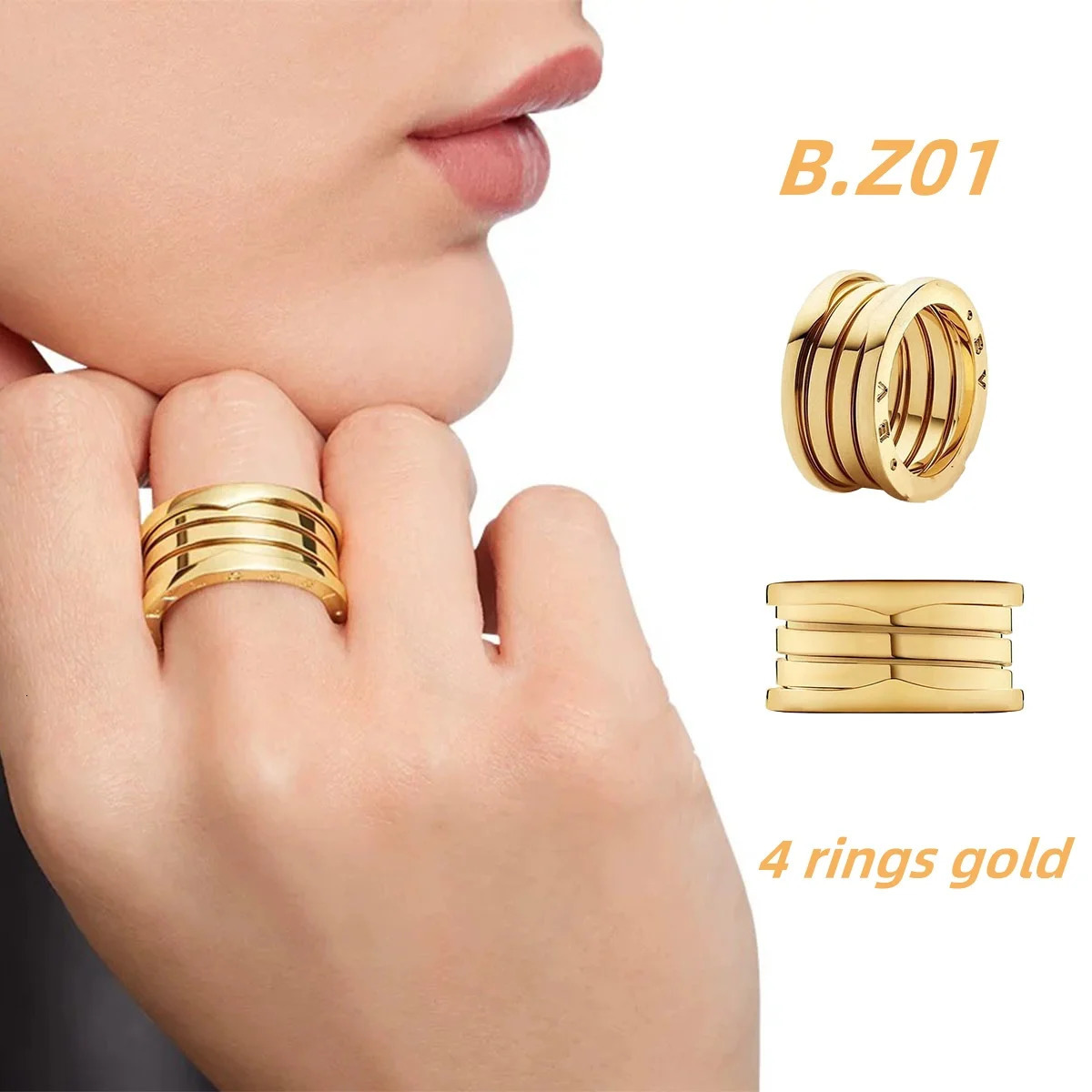 Fashionable and simple 925 silver couple ring high quality and exquisite temperament jewelry 250319