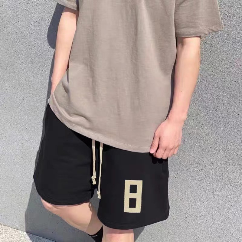 2025S Fashion Designer Summer ESSENTIALS Season Main Trendy Brand Word Printed Sports Loose Shorts For Men