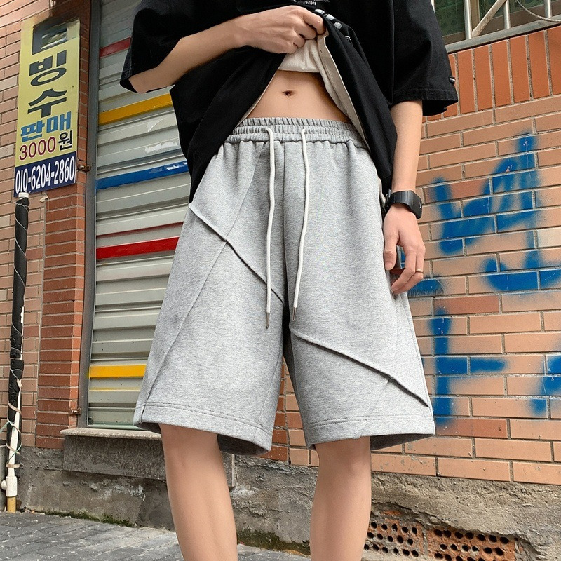 2025S Fashion Designer TREE Collaboration Summer Casual Sports Men S Shorts Ultra Avant Garde Trendy Brand Solid Color New Five Quarter Pants