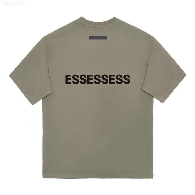 Designer Tide Chest Letter Laminated Print Short Sleeve High Street Loose Oversize Casual T-shirt 100% Cotton Tops for Men and Women tshirt