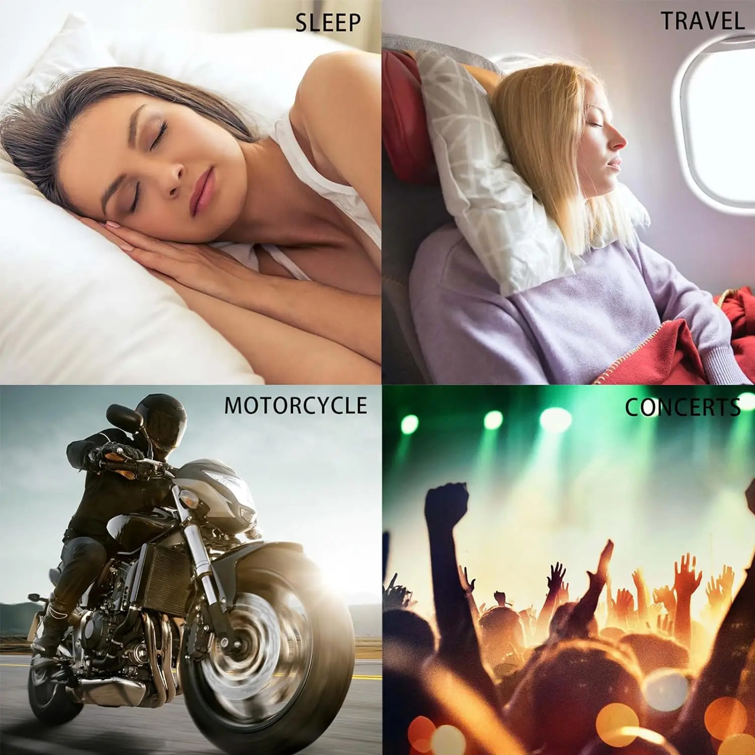 20pcs Loop Quiet Ear Plugs for Noise Reduction for Sleeping Silicone Ear Plugs for Swimming Motorbike Noise Filtering Ear Plugs 250321