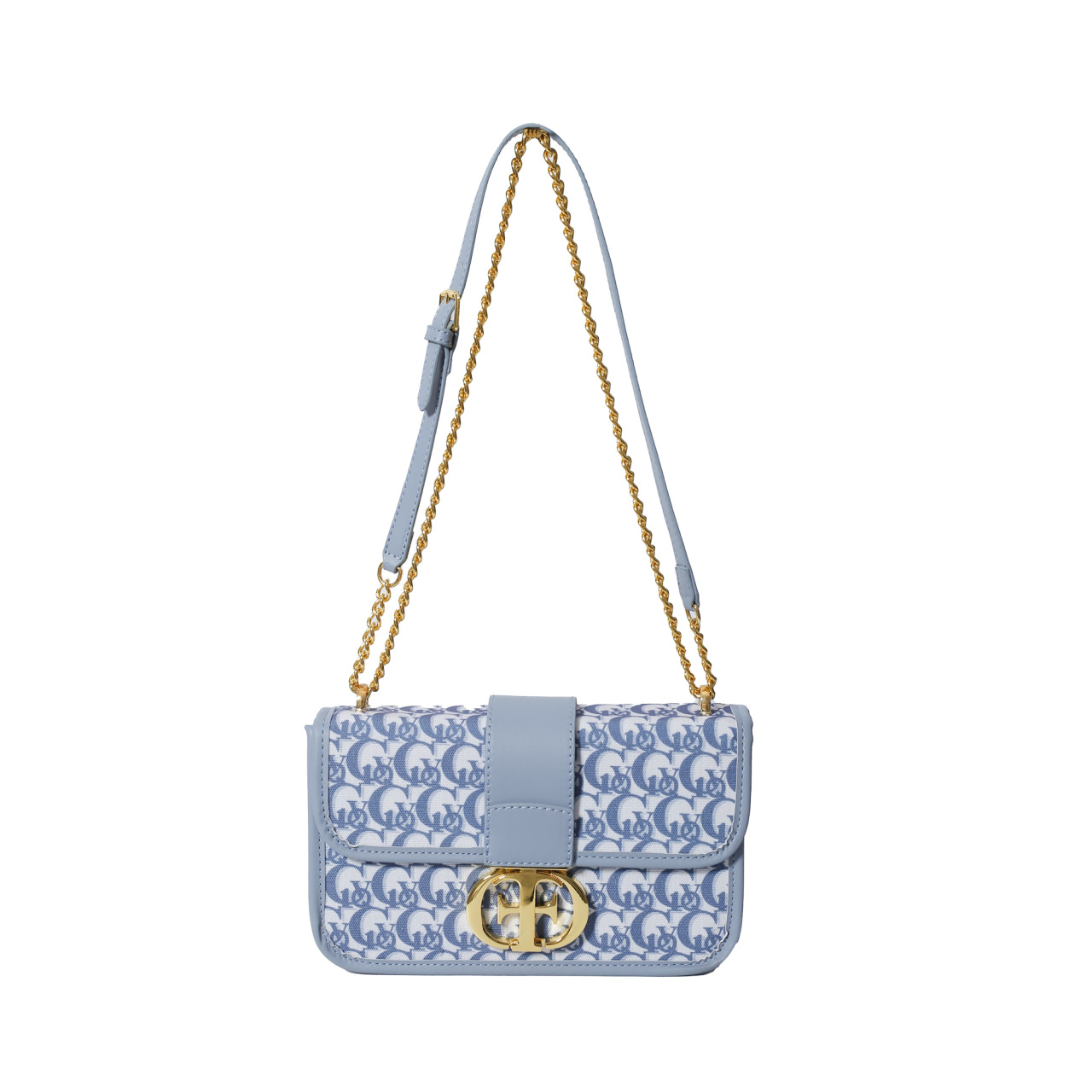 Small fragrant style bag fashion same style small square bag with metal lock buckle rossbody chain single shoulder women's bag