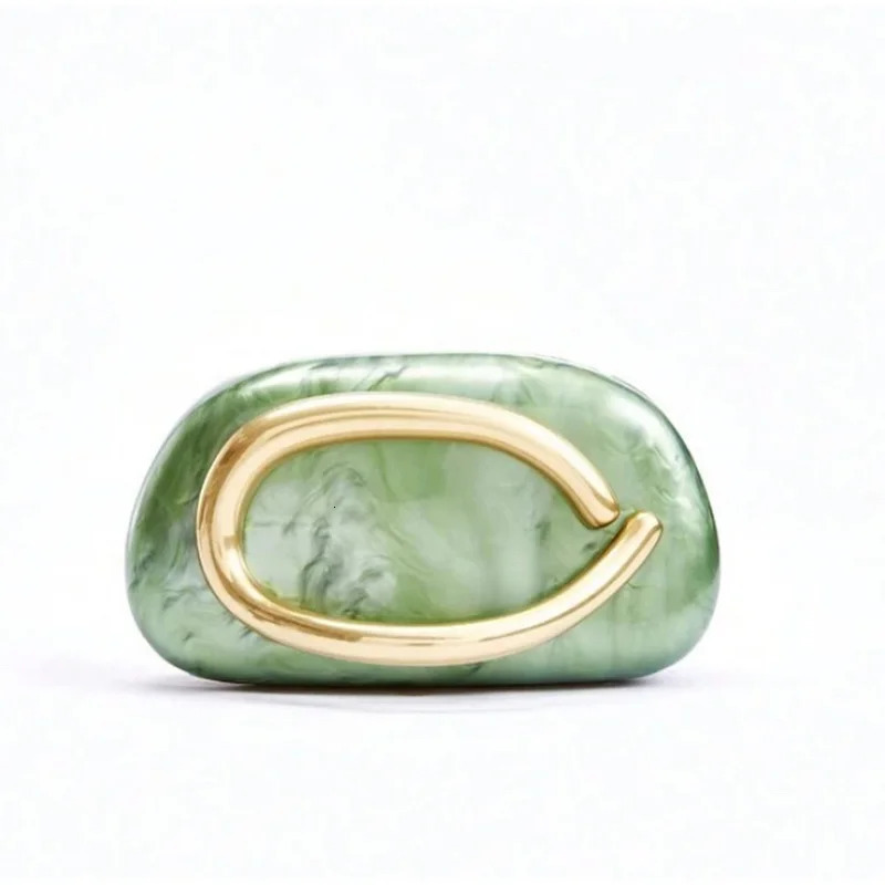 Gold Handle Closure Box Clutch 2025 Lady Shell Bag Fashion Wedding Evening Clutch High-end y Gold Chain Shoulder Bag 250318