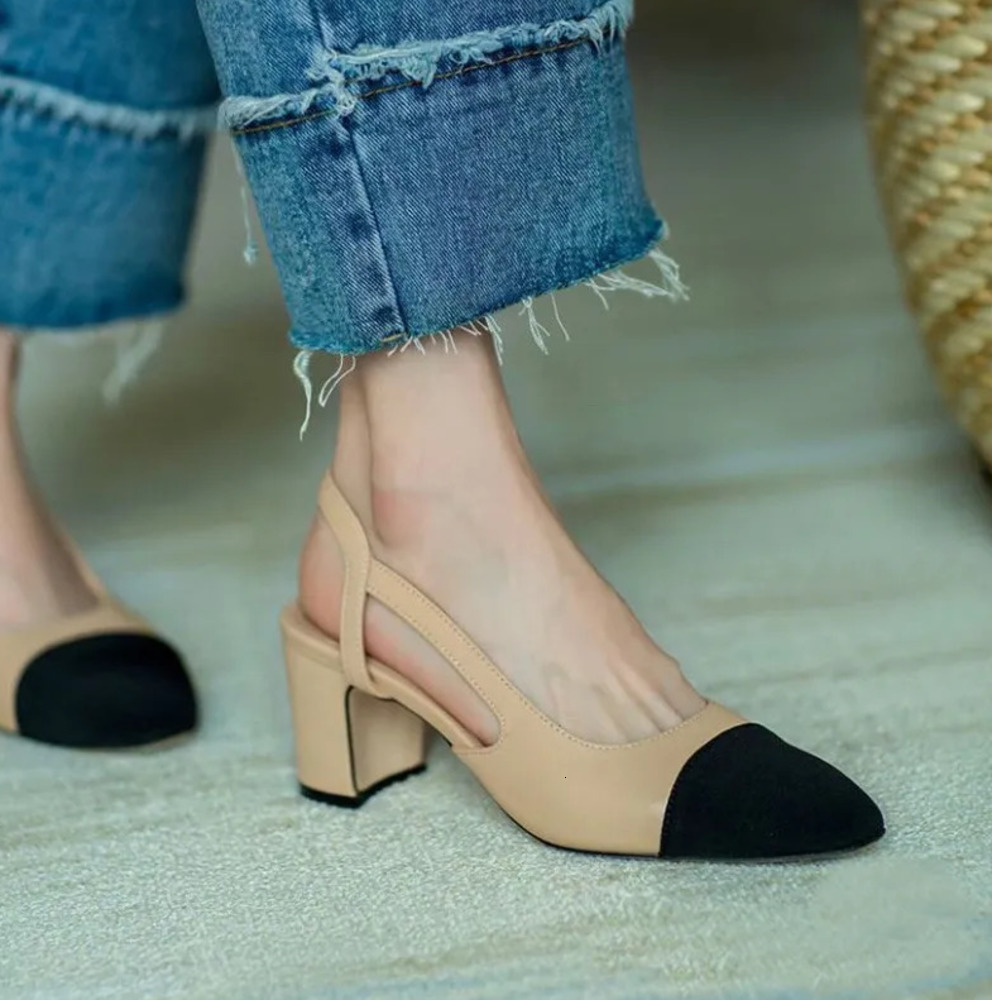 Ballet Flats Slingbacks Sandal High Heels Fisherman Shoes Espadilles Woman Party Dress Chunky Letter Bow Ballerina phwx