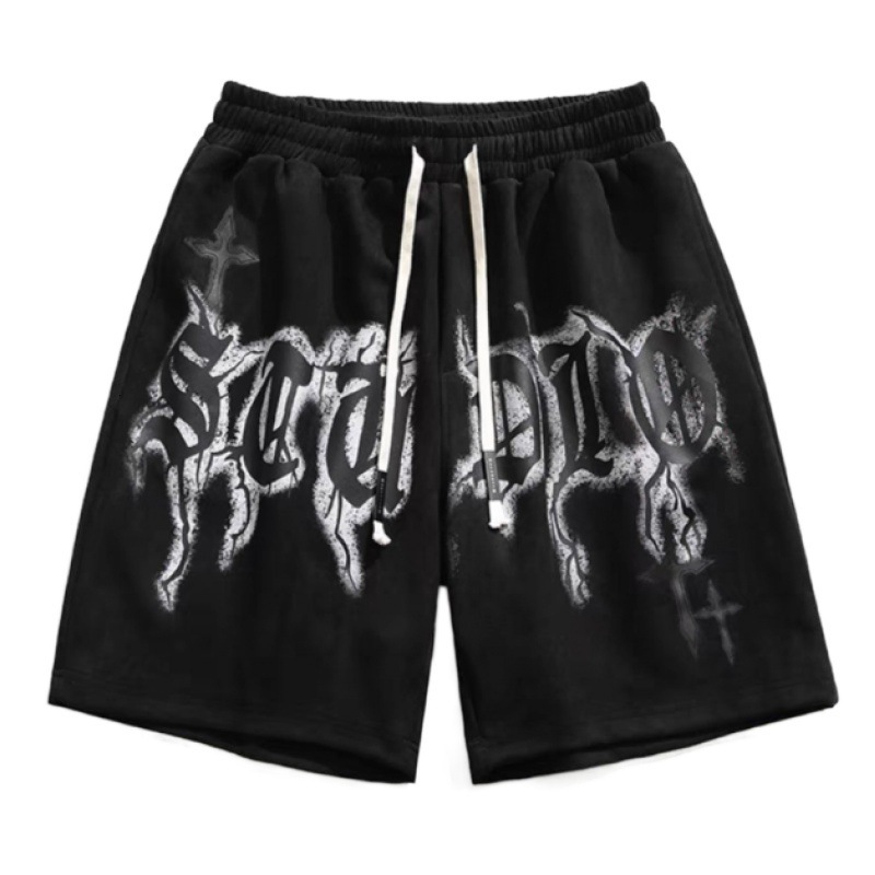 2025S Fashion Designer Summer Men S Trendy Instagram Loose Casual Trend Outerwear Shorts Versatile Korean Version Capris