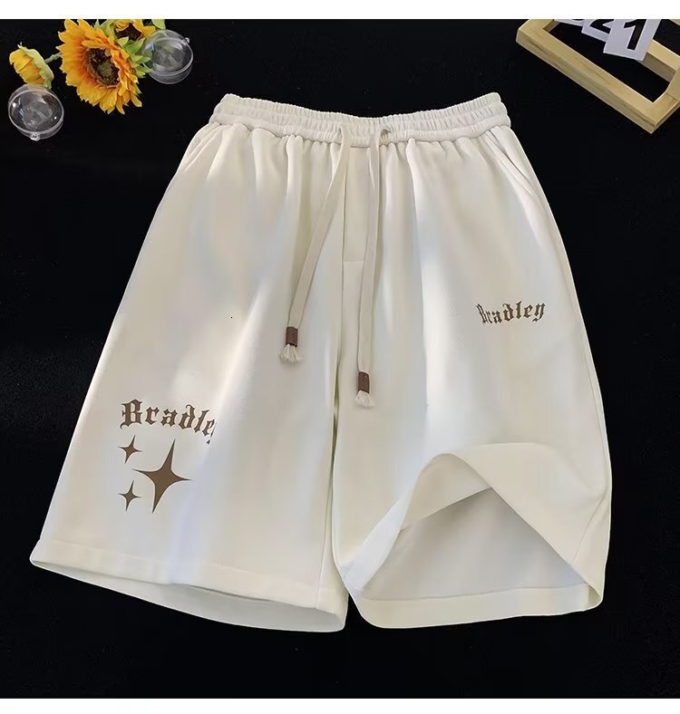 2025S Fashion Designer New Casual Sports Shorts For Men In Summer Popular Brand Loose Fit Teenage American Five Quarter Pants Trend