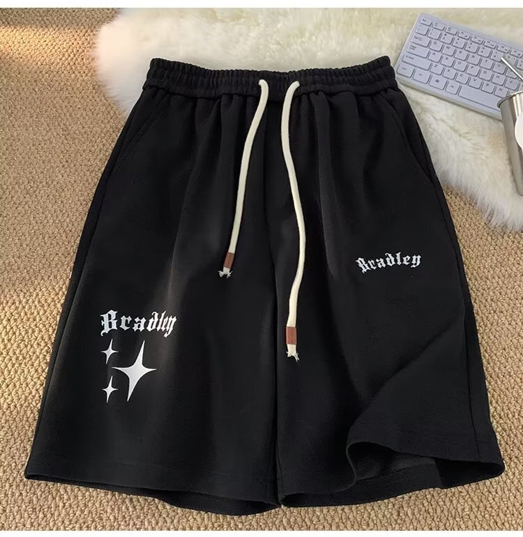 2025S Fashion Designer New Casual Sports Shorts For Men In Summer Popular Brand Loose Fit Teenage American Five Quarter Pants Trend