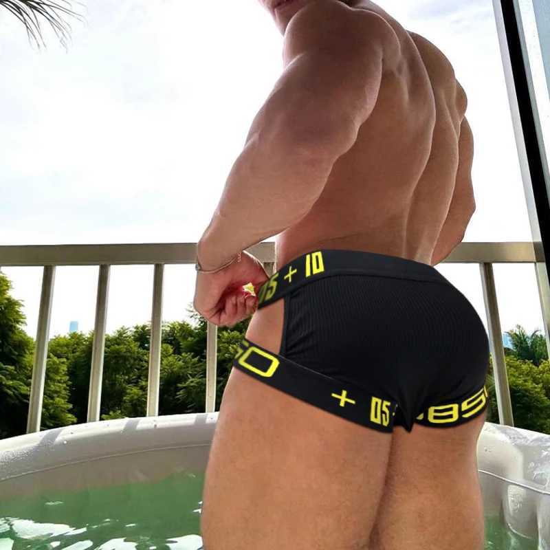 1/2/3 PCS Men Underwear Breathable Threaded Cotton Sexy Gay Men Briefs Hip Lifting Low Waist Sexy Underwear Full Hip CoverageT250322