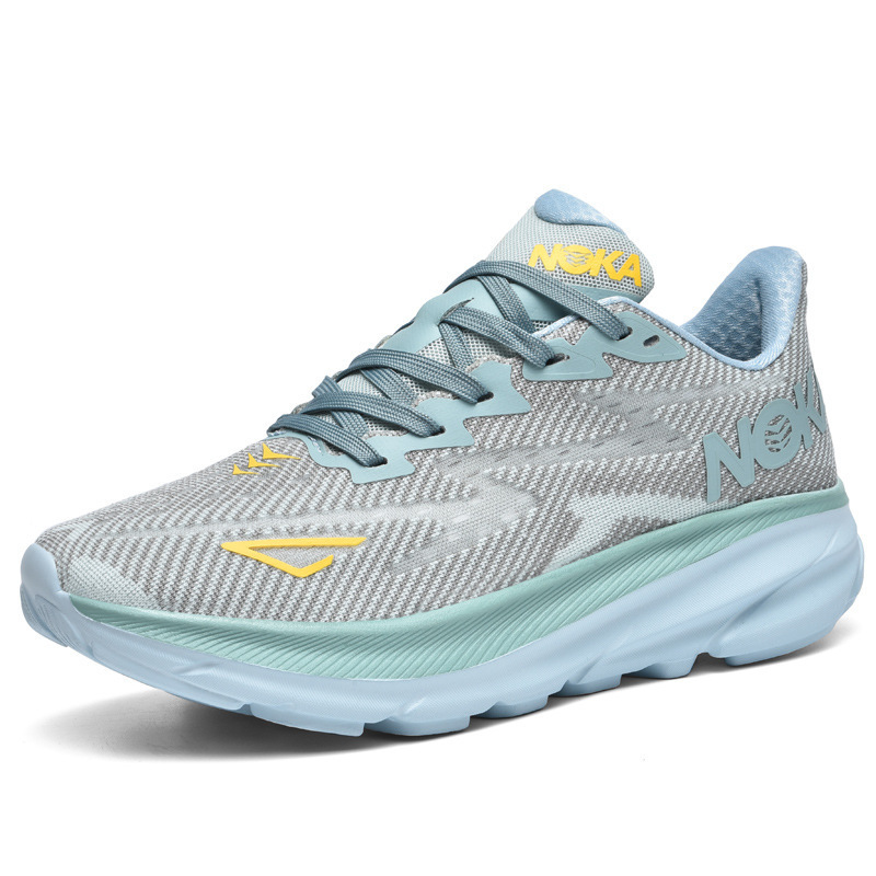 New Fashion Man Thick Sole Running Shoes Breathable Mesh Sneakers Marathon Outdoor Running Men'S Shoes 2025s
