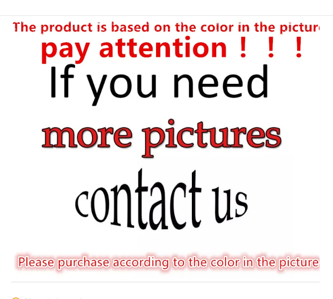 2025 Send me the required product pictures and tell me your color pictures and sizes