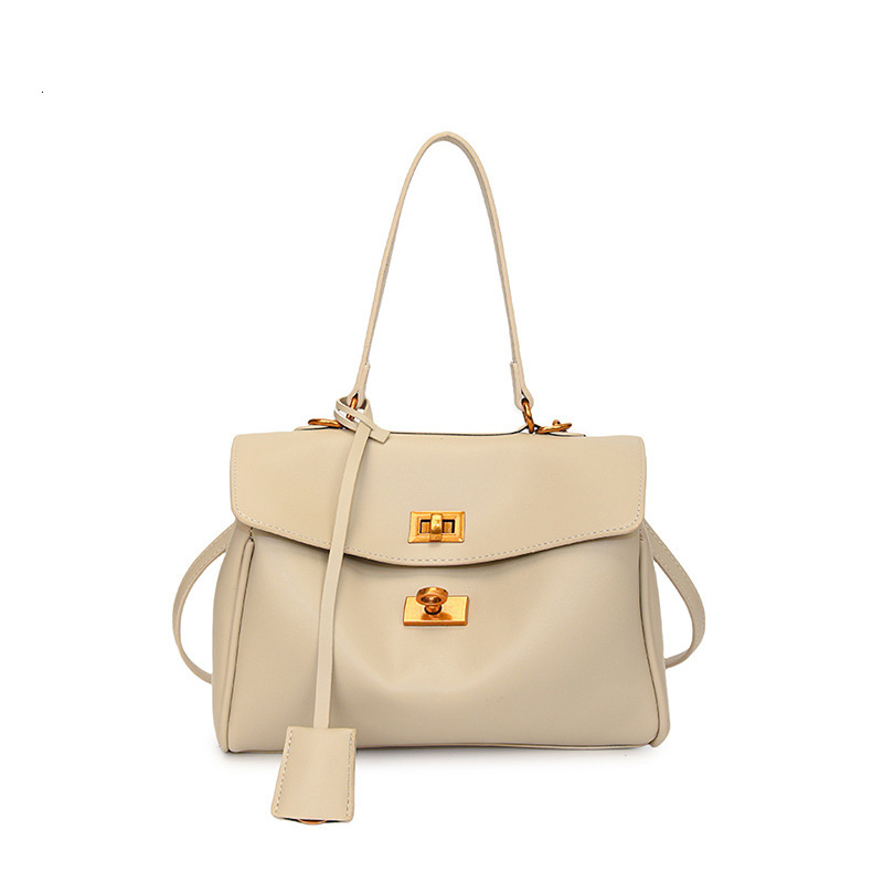 2025S Fashion Designer Women S New Large Capacity Premium Buckle Spring Shoulder Commuting Crossbody Tote Bag