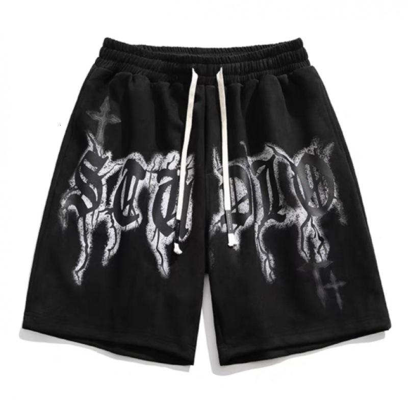 2025S Fashion Designer Summer Men S Trendy Instagram Loose Casual Trend Outerwear Shorts Versatile Korean Version Capris