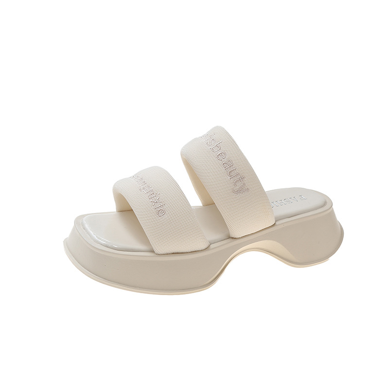Designer Slippers free Shipping Soft soled sandals thick soled sandal one-piece slippers casual beach women's outdoor shoes