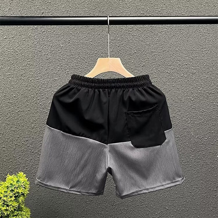 2025S Fashion Designer Shorts Summer Label Color Matching Loose Fashion Casual Pants For Men S Sports Quick Drying Beach Shorts
