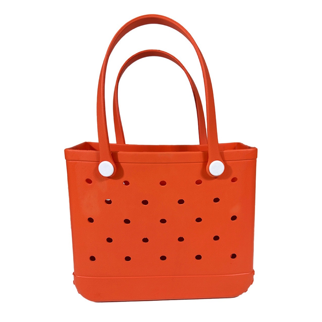 New hole bag beach bag Europe and the United States fashion square bag expansion can be accommodated portable travel bag one shoulder 2025s hot