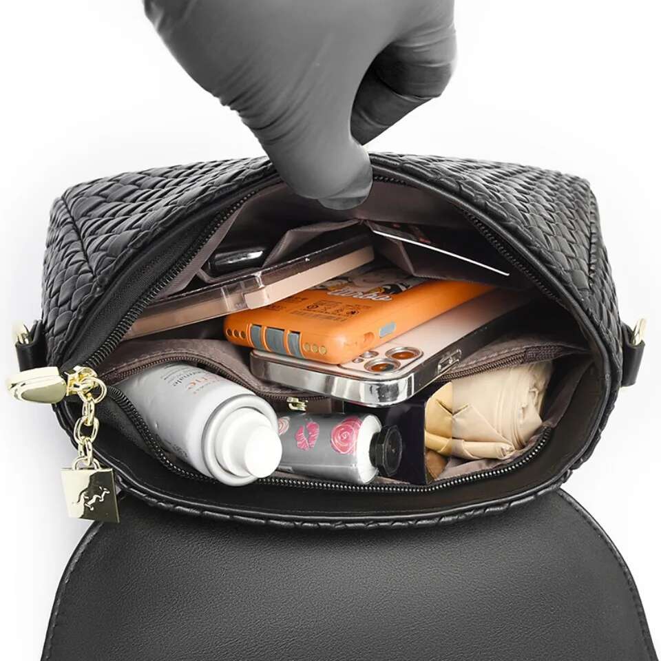 Handbags Designer Crossbody Bags For Women 2025 High Quality Soft Knitting Leather Bags Shoulder Bag Sac New