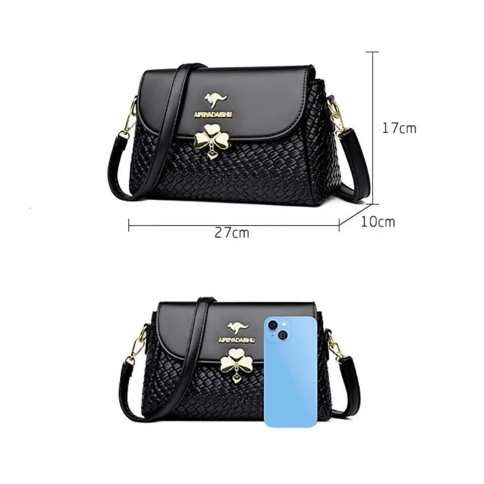 Handbags Designer Crossbody Bags For Women 2025 High Quality Soft Knitting Leather Bags Shoulder Bag Sac New