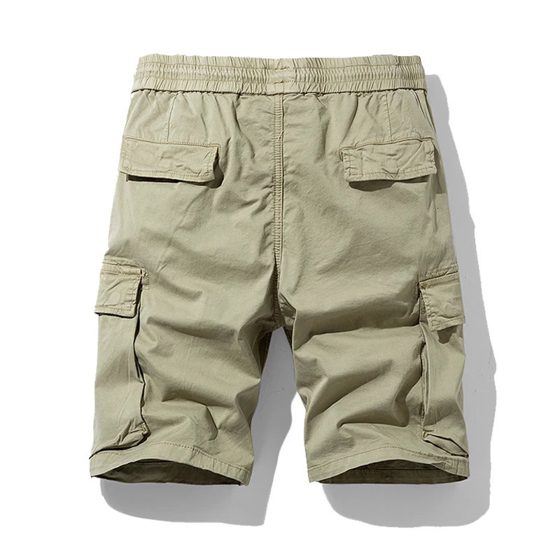 Summer mens casual goods cotton shorts mens retro pocket outdoor shorts mens workwear Safari shorts 250321