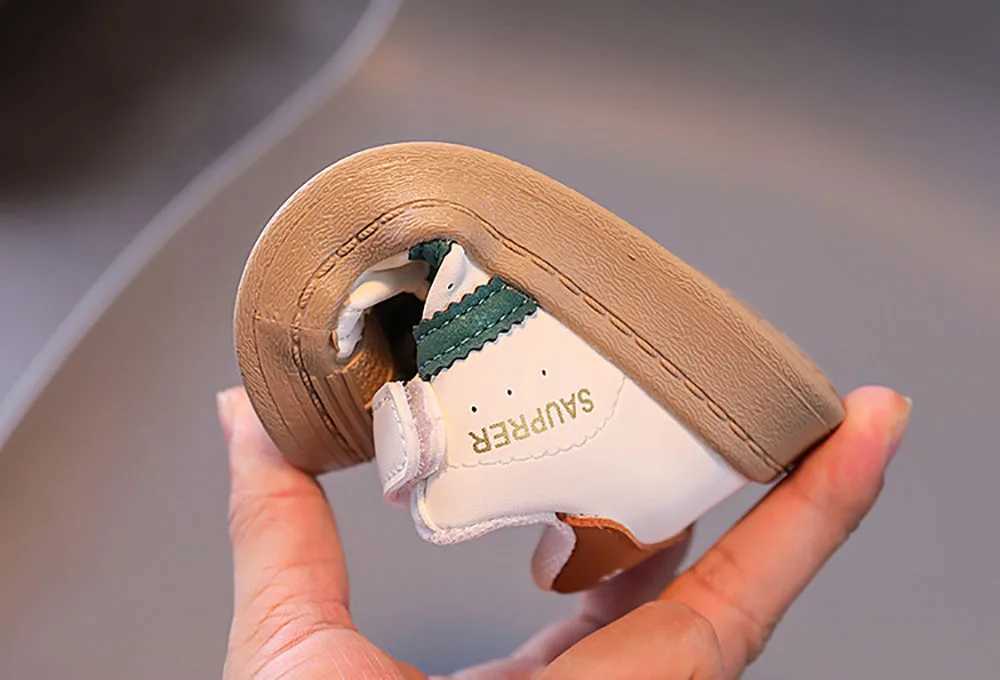 Autumn Sneakers For Kids 2024 Trend Fashion Childrens Sport Shoes Anti-slippery Toddler Shoes For Baby Boys First Step SneakerT250322