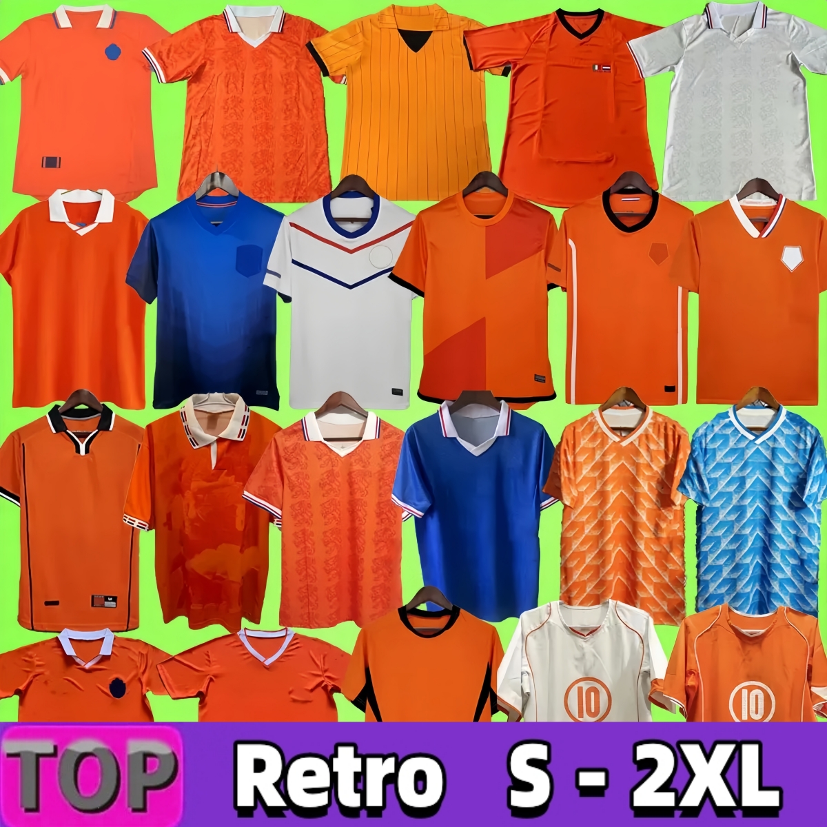 1988 Retro Soccer Jerseys Van Basten 1997 1998 1994 BERGKAMP 96 97 98 Gullit Rijkaard DAVIDS football shirt kids kit Seedorf Kluivert CRUYFF Sneijder Netherlands