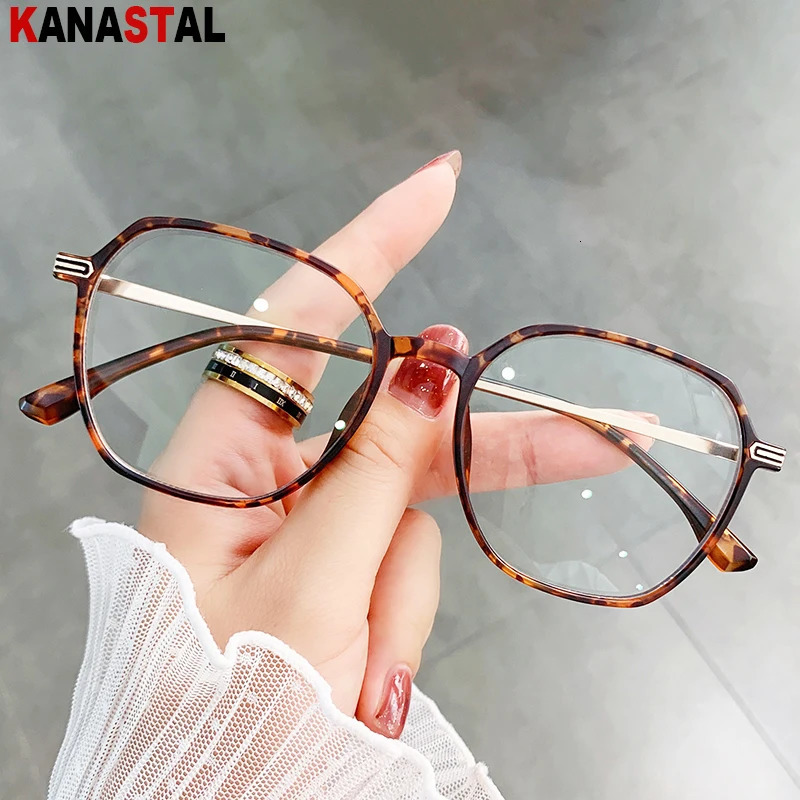 Women CR39 Optic Lenses Reading Glasses Prescription Myopia Eyewear Men Blue Light Blocking Computer Metal TR90 Eyeglasses Frame 250319