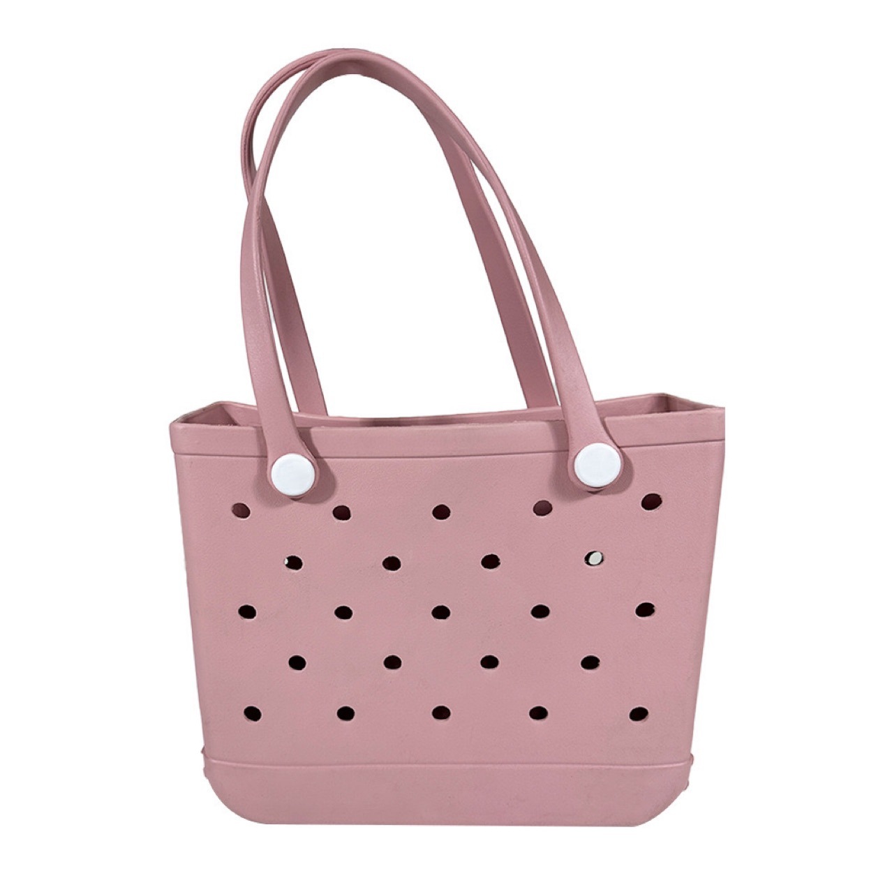 New hole bag beach bag Europe and the United States fashion square bag expansion can be accommodated portable travel bag one shoulder