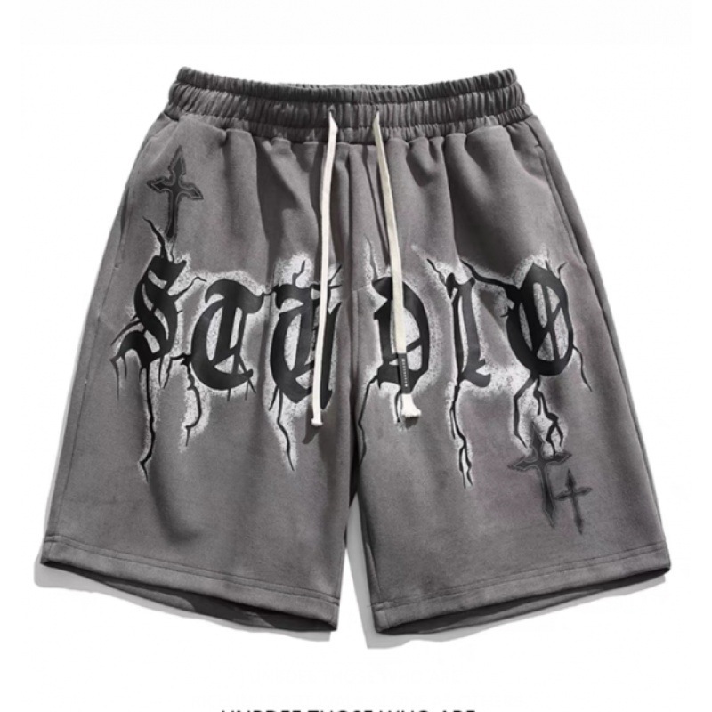 2025S Fashion Designer Summer Men S Trendy Instagram Loose Casual Trend Outerwear Shorts Versatile Korean Version Capris