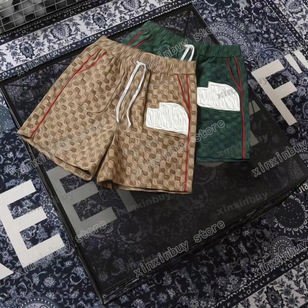 22ss Mens women designer Shorts pants Jacquard fabric Embroidery Spring summer Men Webbing Pant Casual letter Trousers xinxinbuy S-XL