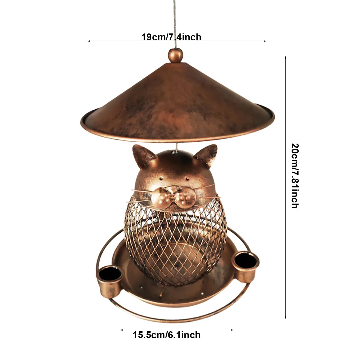 Patio Decorative Bird Feeder 250320
