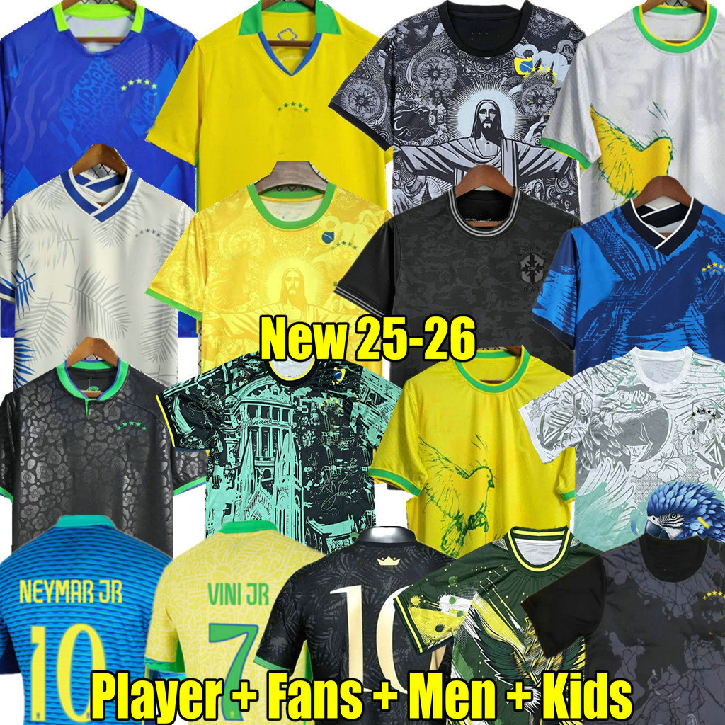 ENDRICK 24 25 26 CASEMIRO RODRYGO BrAZiLs soccer jerseys Camiseta RAPHINHA PAQUETA VINI JR Brasil maillots football shirt men women kids uniform 2025 2026 BRUNO G.
