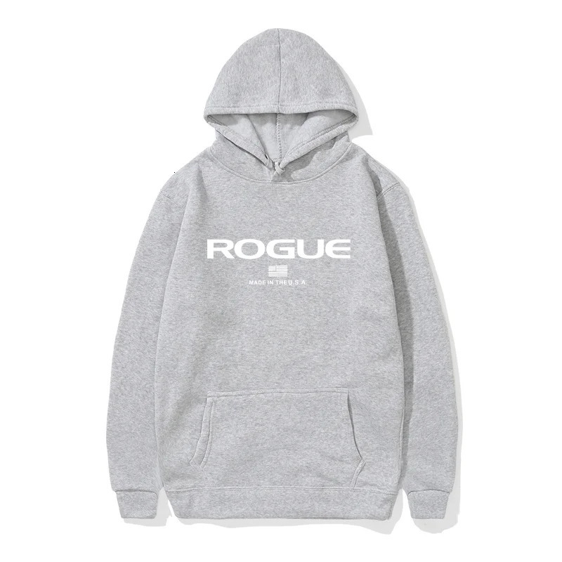 2025 Hoodie Mens Sports Rogue Fitness Hooded Sweater Cotton Fleece Men Pullovers Hip Hop Sweatshirt Clothing 250318