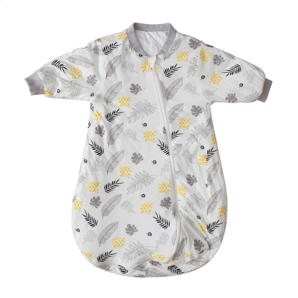 Baby Sleep Bag Diaper Change Soft 100% Cotton Thin Spring Sleep Bag Quilt Cartoon Printing Childrens Sleep Protection 250324