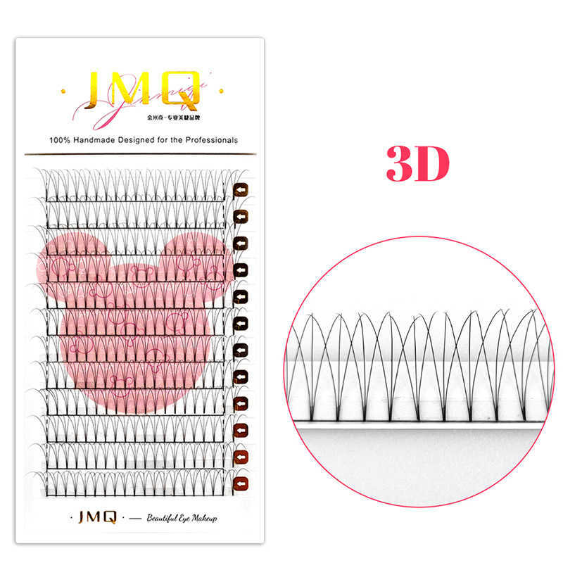 Short root hairy eyelashes 3-6D single cluster large flowering hot selling false eyelashes W250324