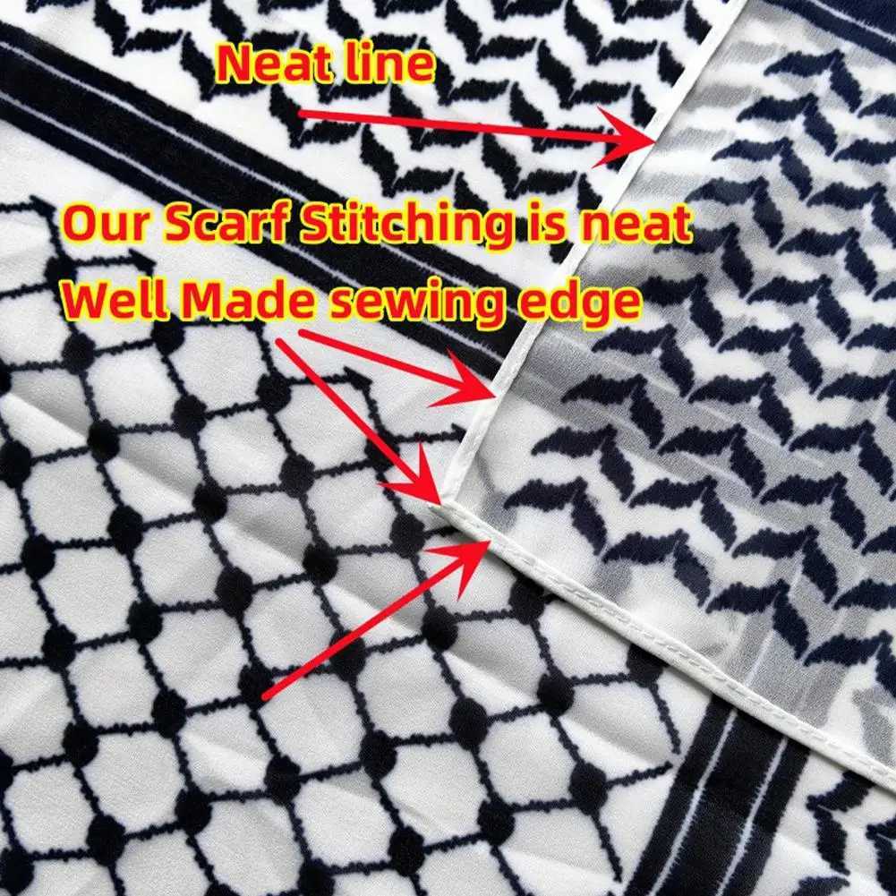 Fashionable Kuffiyeh Headscarf Chiffon Scarf Wen Islamic Scarves Shawl Echape Breathable Foard Dubai Headscarf Ramadan Shawl X250324