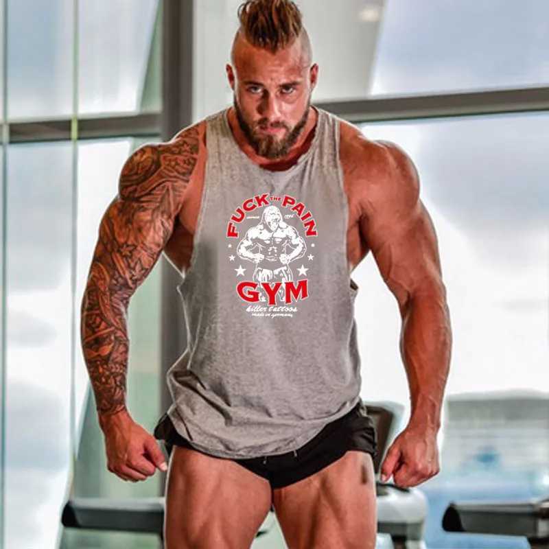 Sportswear Fitness Top Mens Fitness Tank Top Mens Fitness Tank Top Brand Muscle Tank Top Sleeveless Single Sleeve Fashion Sportswear M-3XL X250324