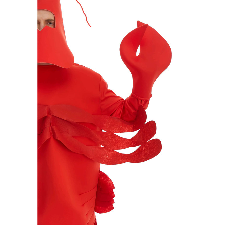 Stylish 3 Piece Costume with Lobster Design - Perfect for Fancy Dress Events quantity