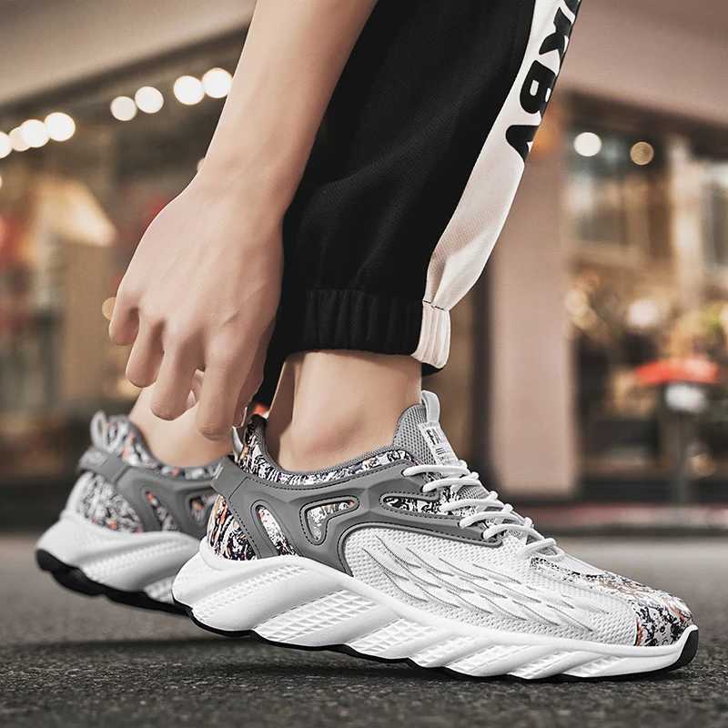 2025 hot selling mens shoes Drag Scale sports running shoes mens shoes casual mesh breathable Chinese fashion mens shoes sports shoesXJ250324