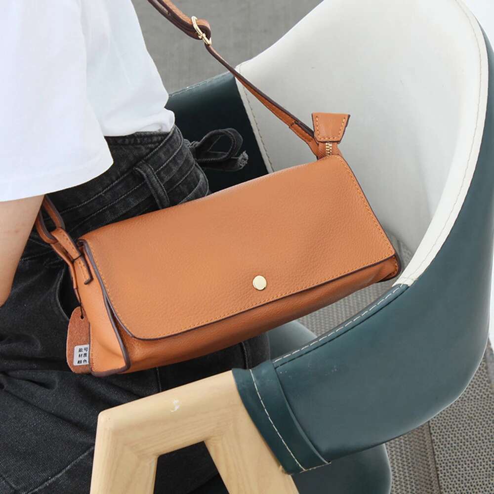Genuine Leather Crossbody For Women Handbag High Quality Long Strap Shoulder Bags Ladies Messenger Sac A Main Bag
