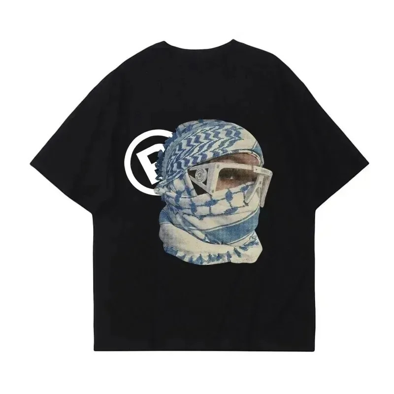 Punk Aesthetics Harajuku Graphic Print Y2K Cotton Men T-shirt Retro Hip Hop Tee T-shirt Rock Goth Streetwear Short Sleeve EMO 250324