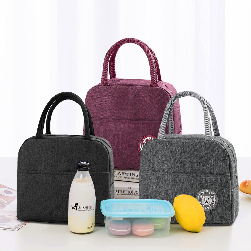 2025S Fashion Designer Handheld Insulated Storage Bag Ice Pack Lunch Box Bag For Work And School