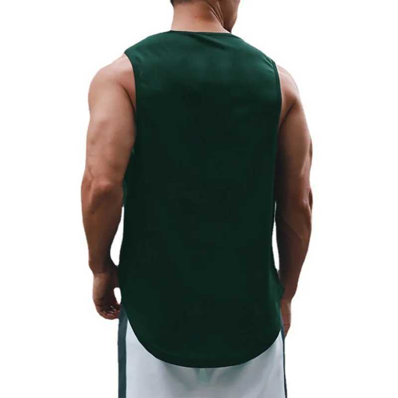 Muscle mens gym clothing mens fitness vest top-level fitness vest mesh fitness shirt mens sports basketball shirt X250324