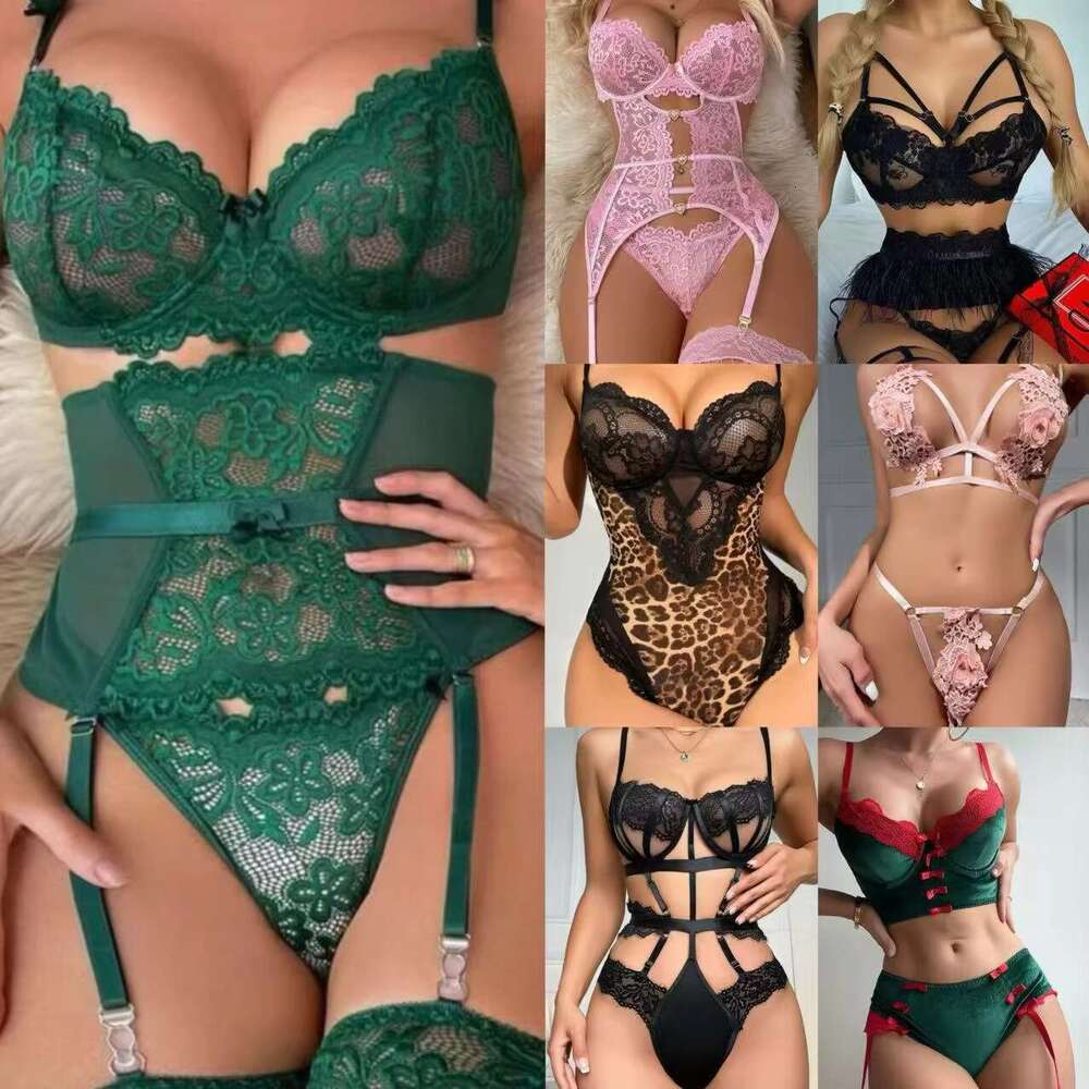 Wholesale Sell Sexy Underwear For Women Transparent Crotchless Bodysuit Female Erotic Assorted Gerie Sets Stock
