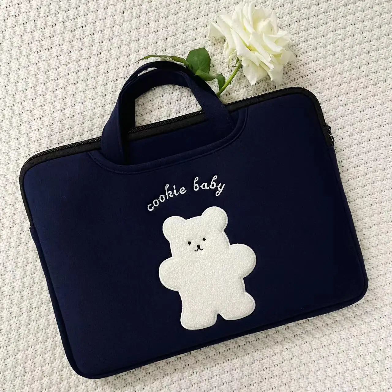 Cute Laptop Bag For Air 13.3 13.6 15.3 Pro14 15 16 Dell LG 15.6 Ipad Air6 Pro11 12.9 13 Inch Tablet Pouch 250314