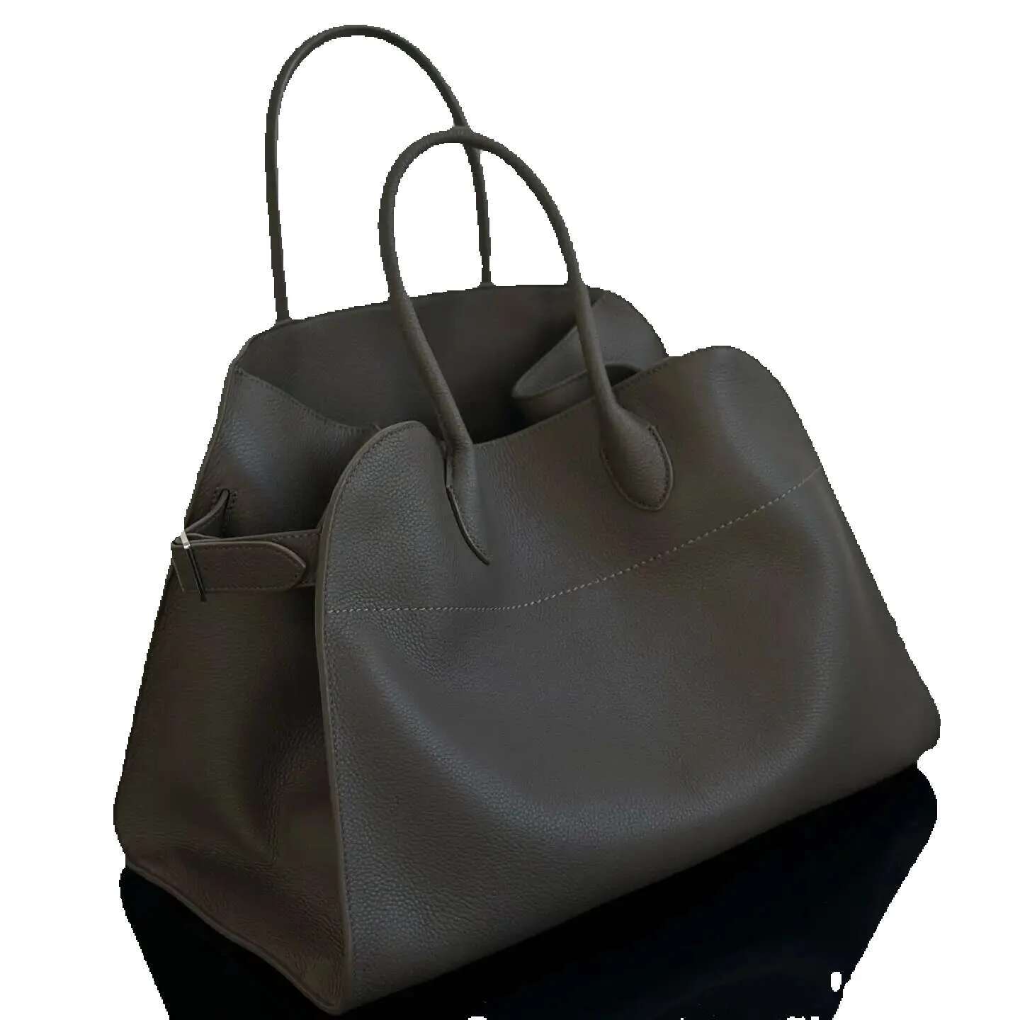 SSS Factory Direct Sale Natural Leather Purely Handmade Soft And Odorless Large Capacity Handbag Shoulder Bag