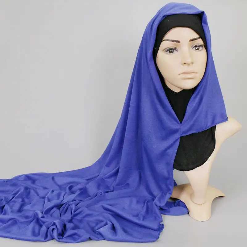Prepare to wear wrapped Muslim scarf Wen Shawl Stole Slip headscarf elastic bandage Shawl Islamic veil on Jersey Island X250324