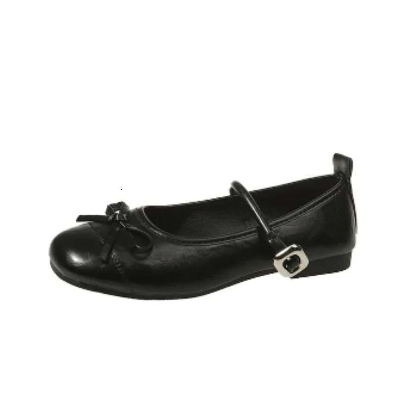Hot Sale Ladies Mary Janes Women's Flats Outdoor Daily Flat Women Buckle Strap Bow Tie Soft Bottom Light Shoes Female