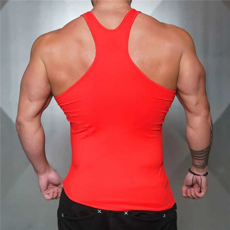 Mens compression vest mens cotton breathable clothing mens bodybuilding and fitness clothing gym vest muscle sleeveless shirt X250324