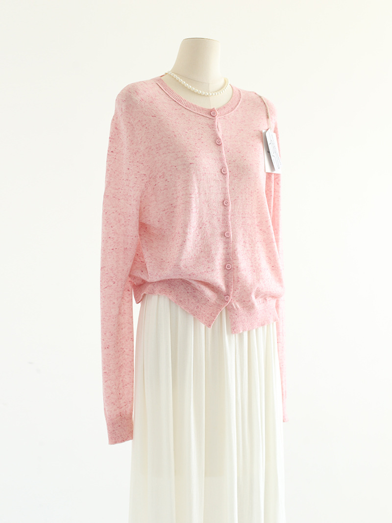 LLPXZ1 2025 Charm Fit Beige Cotton knitwear dress